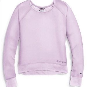 Champion Women's Vintage Dye Fleece Crew Medium